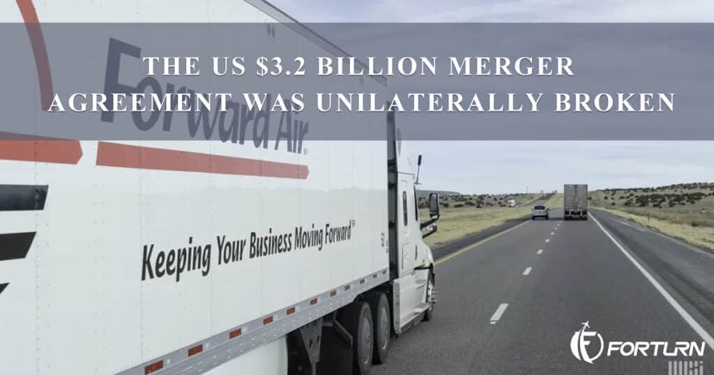 THE US $3.2 BILLION MERGER AGREEMENT WAS UNILATERALLY BROKEN