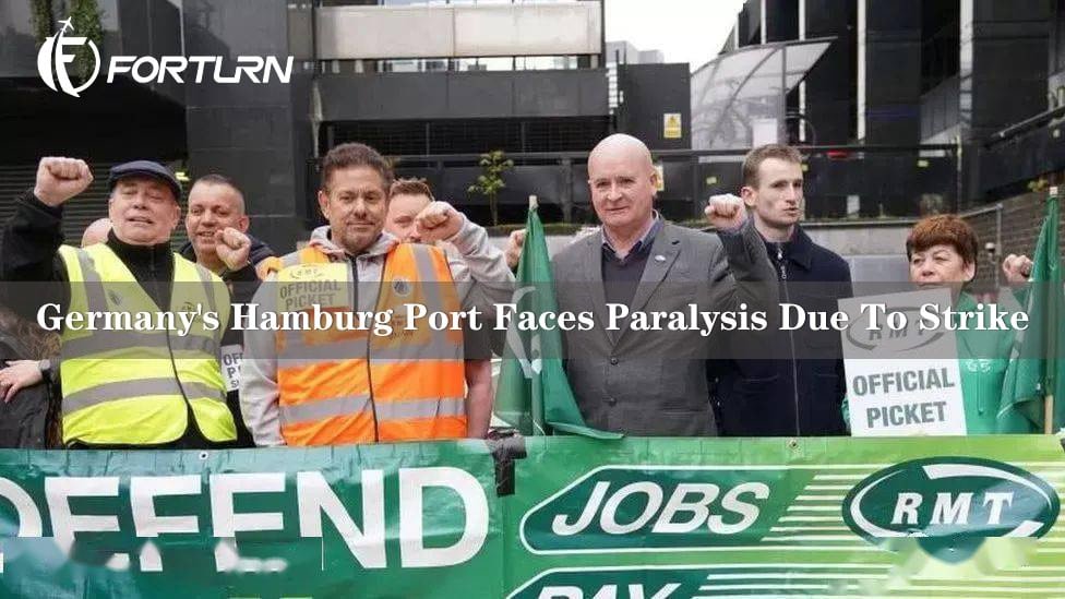 Germany's Hamburg Port Faces Paralysis Due To Strike